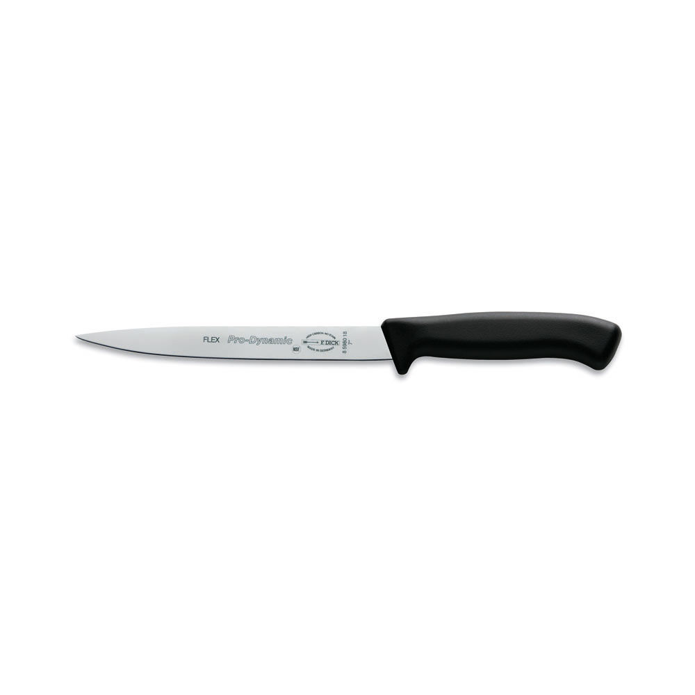 F. DICK - ProDynamic Filetiermesser, flexibel, 18 cm, schwarz, 8598018