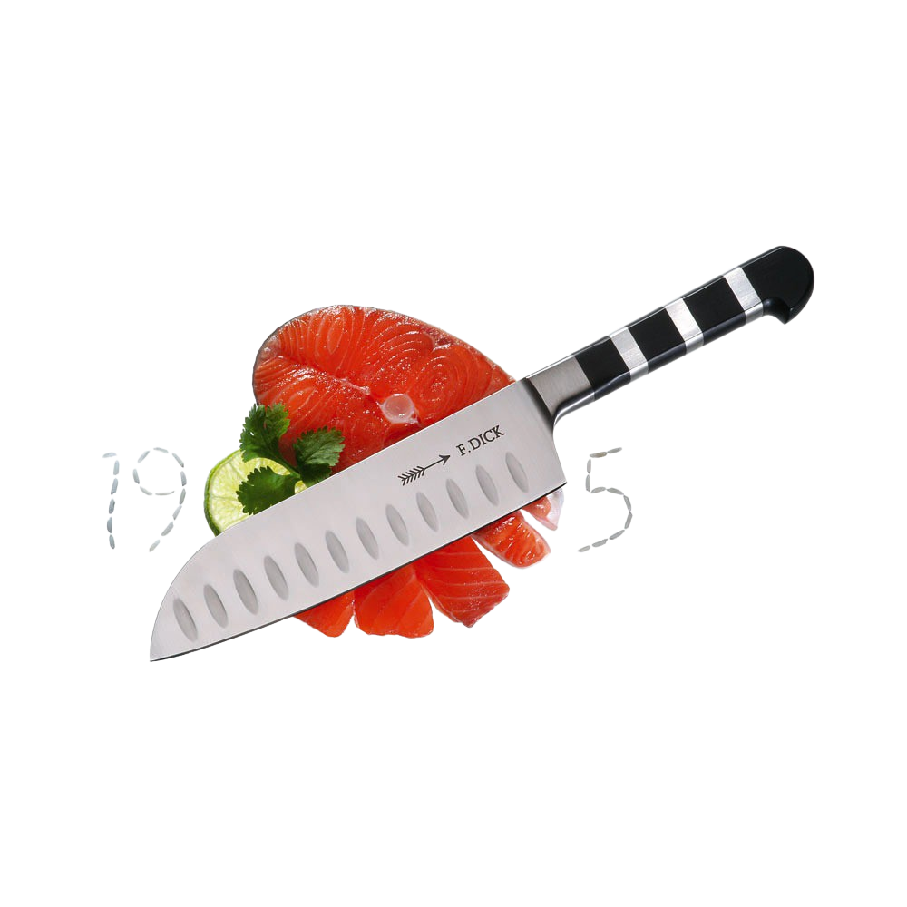F. DICK - 1905 Santoku, Kullenschliff, 18 cm, 8194218 F. DICK - 1905 Santoku, Kullenschliff, 18 cm, 8194218