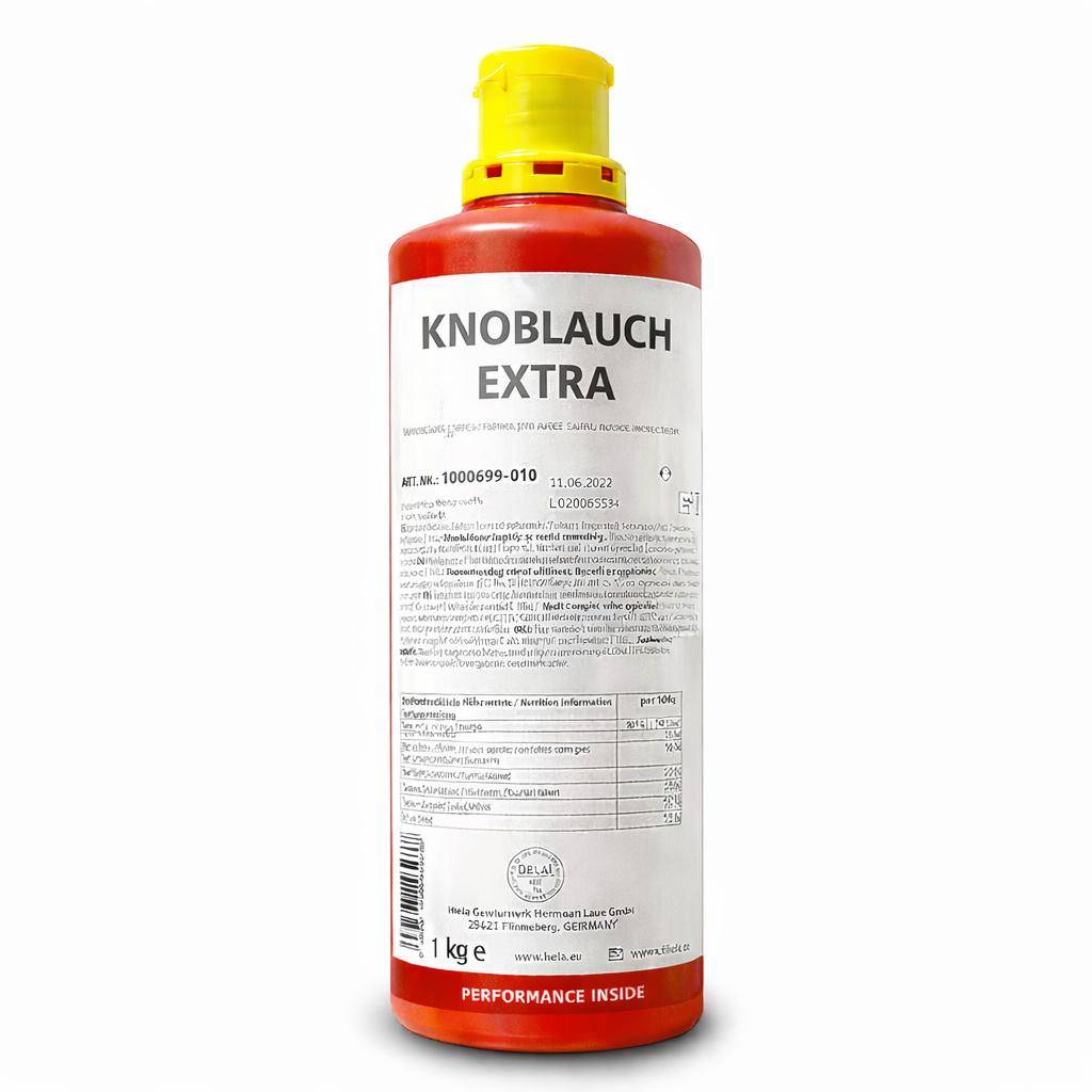 Raps - Knoblauch extra flüssig, 1 kg Flasche