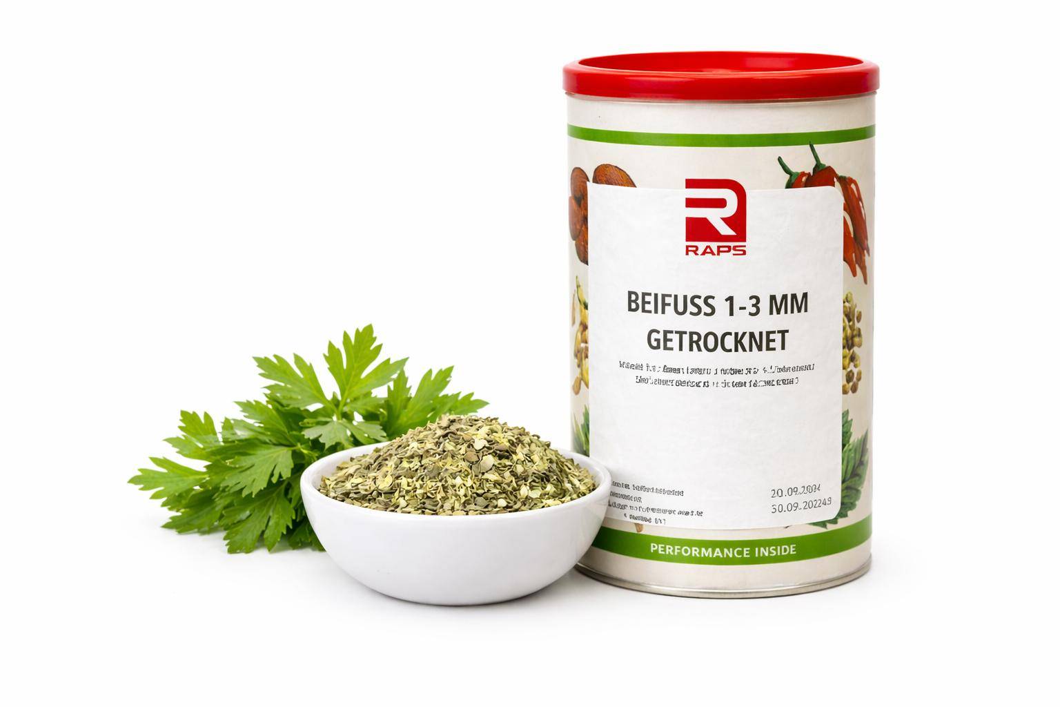 Raps - Beifuss getrocknet, 1-3 mm, 150 g Dose