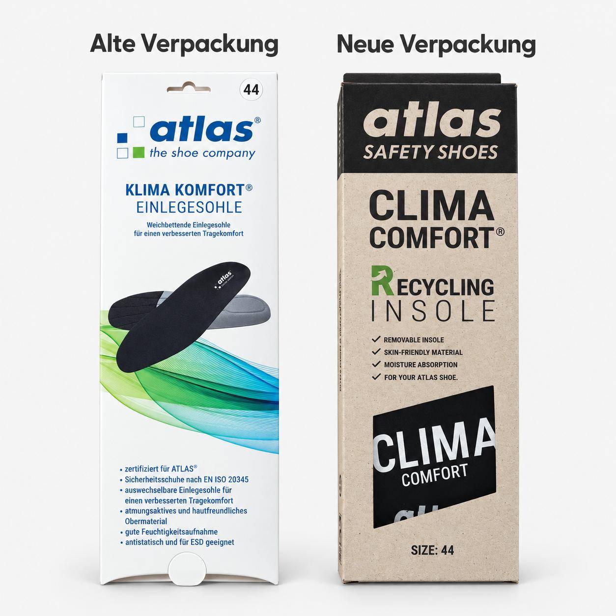 Atlas - Klima Komfort Einlegesohlen, 1 Paar 37