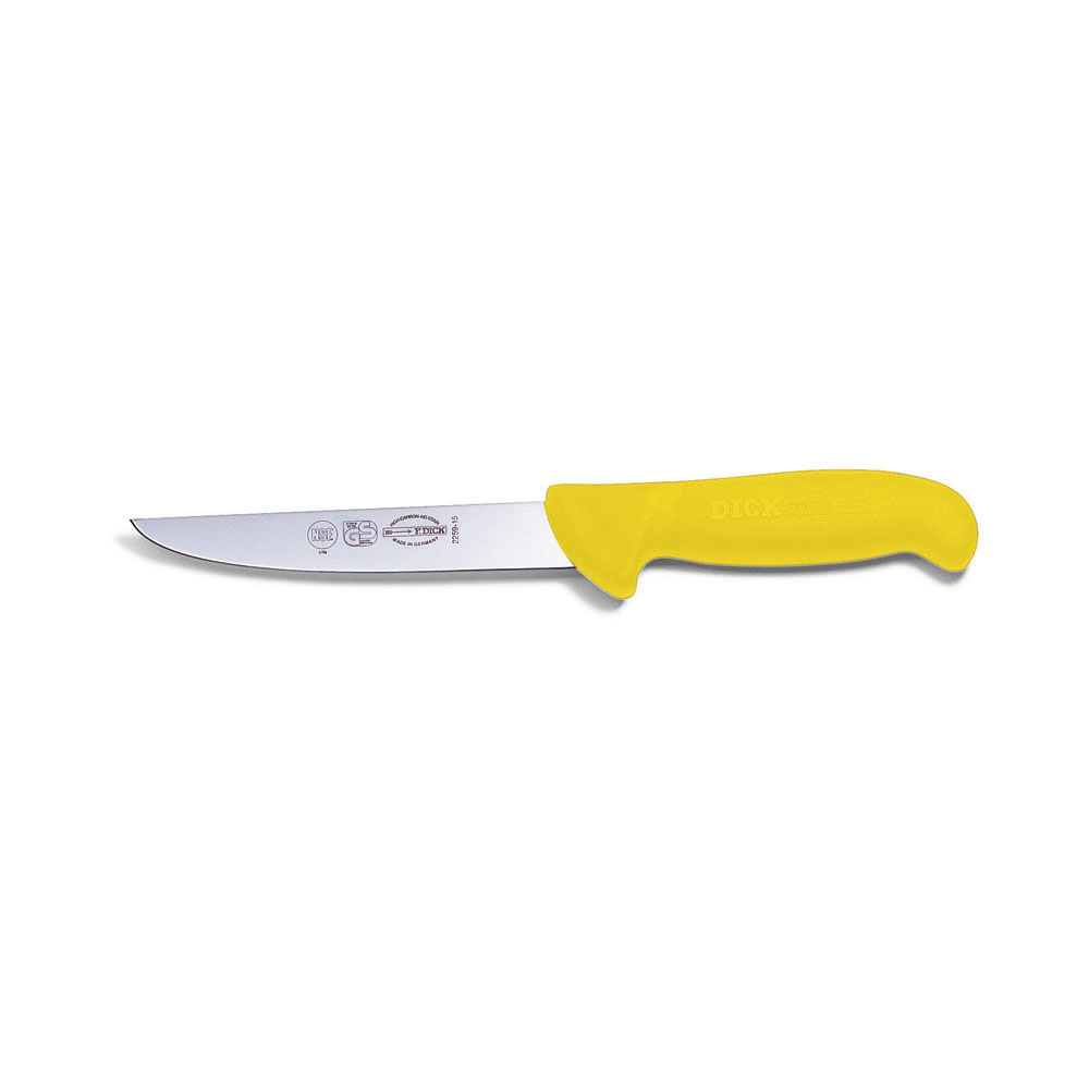 F. DICK - ErgoGrip Ausbeinmesser, breit, 15 cm, gelb, 8225915-02